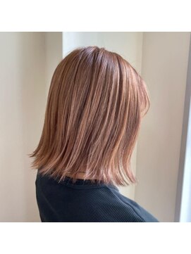 シュシュ(chouchou) パープルアッシュ/ハイライトカラー/ハイトーン/外ハネボブ