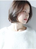 【松戸 ムラマツ】カーキグレーボブ大人かわいい