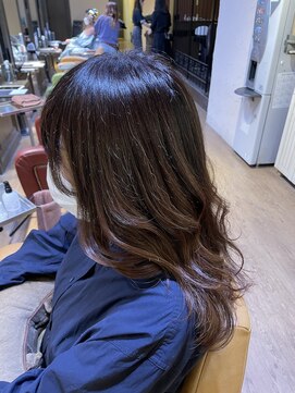 モード ケイズ 塚口店(MODE K's) 白髪をしっかり染めた明るめブラウン