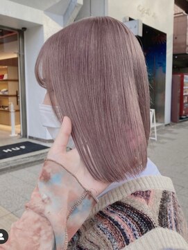 ベレーザシェルト(Beleza scelto) ba956_透明感ニュアンスカラーパールベージュシースルーバンク