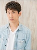 斜めバングで個性的/栗色モテ束感ショートE戸田公園