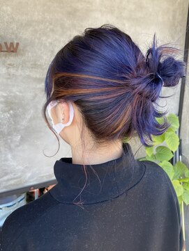 スロウ(Slow) 1ブリー×デザインカラー【寒色バイオレット】