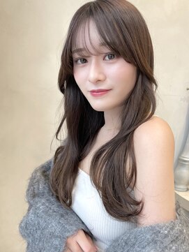 ザックラフィネ(ZACC raffine) 韓国風小顔シースルーバンク×こっくりブラウン