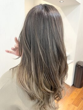 ネックス 表参道本店(nex) 【nex 表参道】白髪ぼかし 外国人風ハイライト 齋藤