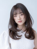 ハバナ 渋谷(HAVANA) 20代30代大人可愛いレイヤーロング/前髪パーマ/グレーベージュ