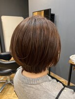 アルター(aL ter)&nbsp;ひし形ボブ［切りっぱなしボブ/美髪/ピンクブラウン/鎌取］