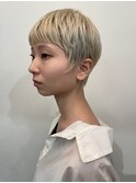 セシルカット　ベリーショート　ハイトーンベリーショート