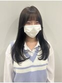 レイヤーカット/顔周りレイヤー/髪質改善/ぱっつん前髪