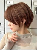 30代40代大人女性/前髪ありショートボブ/ショートヘア/髪質改善