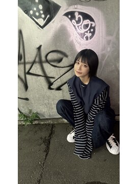 ベベ('BEBE) 前髪ぱっつんボブ☆