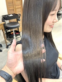 ウナカサ 箕面(unacasa)の写真/【unacasa 美髪矯正(髪質改善) 】お悩みに合わせて豊富なメニューからご提案◎理想の仕上がりを叶えます♪