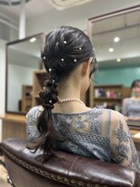 ヘアジーナ(Hair Jina)&nbsp;お呼ばれアレンジ☆ポコポコローポニー