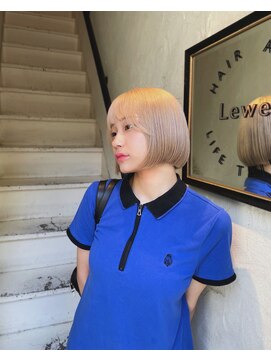 ルイス(LEWES) ハイトーンカラー/ベージュカラー/ボブ