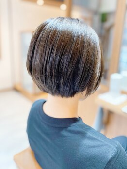 リノヘアー(lino hair)の写真/ナチュラルに仕上がるショートヘアで大人女性の魅力を引き出します！360°どこから見ても美しいフォルムに