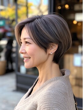 モードケイズトウキョウ 銀座店(MODEK'S TOKYO) レイヤーカット/顔周り/前髪カット/ショート/ボブ/ボブレイヤー