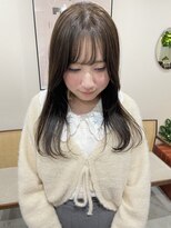 [puf 伏見/丸の内/栄/名古屋]オリーブカラーセミロング★鳥山