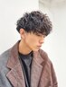 メンズカット＋ケアパーマ＋ハイライト＋オンカラー　￥18900 [メンズ/栄]