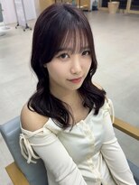 ミリ 奈良店(mm)&nbsp;ピンクブラウン/暖色カラー/近鉄奈良/学割/顔周りレイヤー/前髪