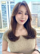 バイオレット 横浜店(Violet)&nbsp;顔まわり韓国レイヤーカットマロンベージュKA-67