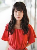 上品ウェーブロング×ショコラブラック