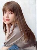るなstyleロングレイヤーカット髪質改善前髪バング20代30代40代