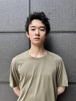 ヒュージ 表参道(huge)&nbsp;スパイキーショート/ニュアンスパーマ/メンズパーマ/学割U24