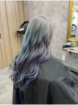 キュアスペース(CURE SPACE)&nbsp;ホワイト系シルバー　（ブルーミックス）