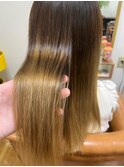 髪質改善ストレート