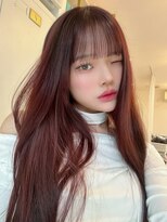 キューミー(Qmee) ローズバイオレット2026赤み系ヘアカラー♪