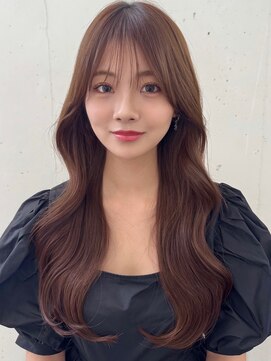 ビーチ(BEACH) レイヤーカット ダークグレー 大人ガーリー 似合わせカット 韓国