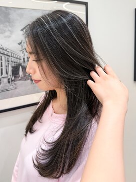 ガレリアエレガンテ 栄店(GALLARIA Elegante) ハイライト/地毛ハイライト/白髪ぼかし/ロングレイヤー