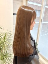 シエル 大名店(CIEL) ブリーチなしWカラーでつくるブラウンベージュ.