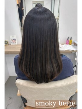 ヘアーアートシフォン 池袋西口店(Hair art chiffon) ミルクティーブランド/ワンホンレイヤー/丸型/髪質改善/白髪染め