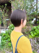 美容室 ルチア ハワイ(Luccica HAWAII)&nbsp;マッシュショート/丸みショート/オリーブグレージュ