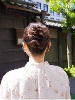 ディスイズアペン(This is a pen.)&nbsp;結婚式お呼ばれヘアセット