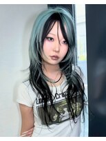 ヌル 原宿店(Null) セクションカラー/ルーツカラー/ブリーチデザインカラー/ウルフ
