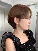 コンパクトショートカット丸みショートくびれショートボブ表参道