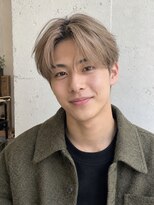 メンズヒペリカム(Men's hypericum)&nbsp;ミルクティーグレージュ ツーブロックマッシュ