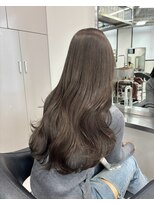 Valone Tokyo レイヤーカット/韓国ヘア/髪質改善【12/1NEW OPEN（予定）】&nbsp;ba20707_ブリーチなしダブルカラーグレージュ韓国ヘア透明感