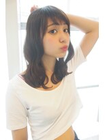 サロンドミルク 原宿(salon de MiLK)&nbsp;【salon de MiLK原宿】大人かわいいくせ毛風カールセミディ