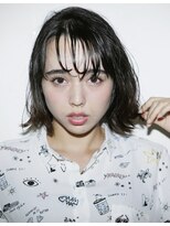 アピッシュ シーナ 海老名店(apish ciena)&nbsp;＊黒髪ウェット☆切りっぱなしうぶバングボブ♪