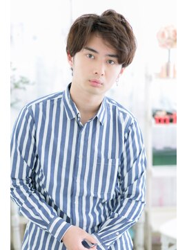 ミック 日暮里店(miq) エッジの効いたソフトツーブロック