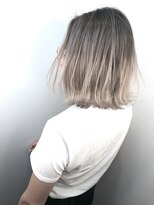 アヴァンス なかもず店(AVANCE.)&nbsp;ハイライトグラデーション×ボブ×ハイトーン×ラフウェーブ
