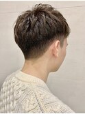 刈り上げ束感ショートレイヤーツーブロック