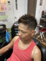 モナコ(Monaco) アップバンクフェードスタイル