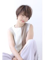 オーロ 宝塚店(ORO)&nbsp;イメチェンローライトフォギーベージュ小顔ワンサイドショート