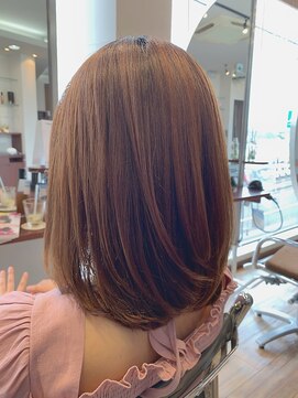 ロコヘアーバイクルル(Loco hair by couleur) ♯レイヤーボブ♯艶ストレート♯大人可愛い♯高知美容室♯綺麗