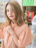 カバーヘア ブリス 戸田公園西口店(COVER HAIR bliss)&nbsp;センターパート外国人風小顔ハイライトa戸田公園10代20代30代