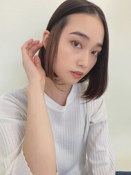 ルービック 枚方(Rubik's) ナチュラル_大人ボブ_インナーカラー