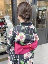 ヘアーアイスカルテット(HAIR ICI QUARTET)&nbsp;浴衣アレンジ　ヘアセット